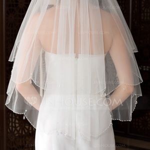 Two Tier Bridal Veil